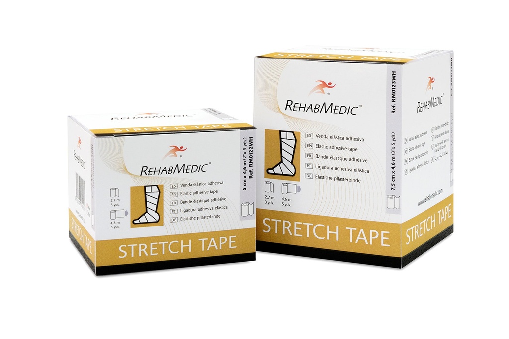 RehabMedic Stretch Tape Blanco 5 cm (1)