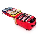 Mochila táctico sanitaria de rescate PARAMED´S EVO ROJO uso 2