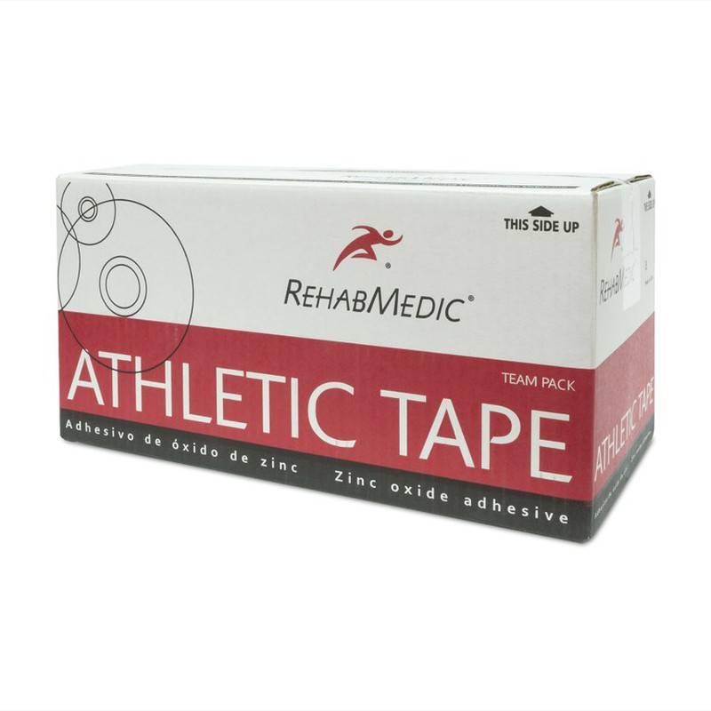 Vendaje inelástico Adhesivo ATHLETIC TAPE REHABMEDIC (TeamPack)