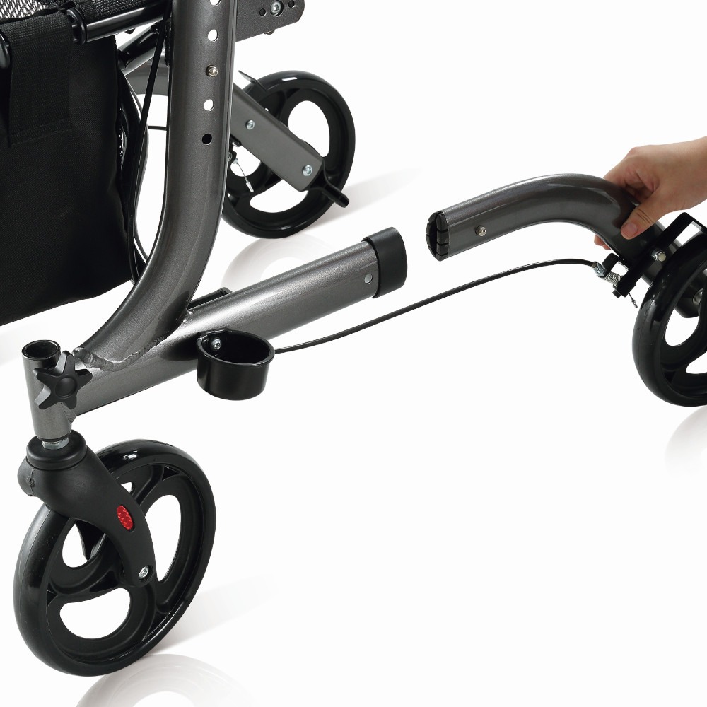 ROLLATOR 2224 Alum. Plegable con Frenos, Asiento y Desmontable GARCIA 1880