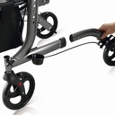 ROLLATOR 2224 Alum. Plegable con Frenos, Asiento y Desmontable GARCIA 1880