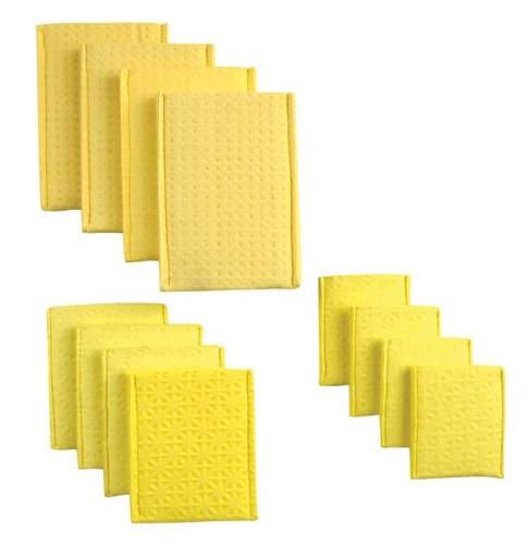 Sponges for rubber electrodes