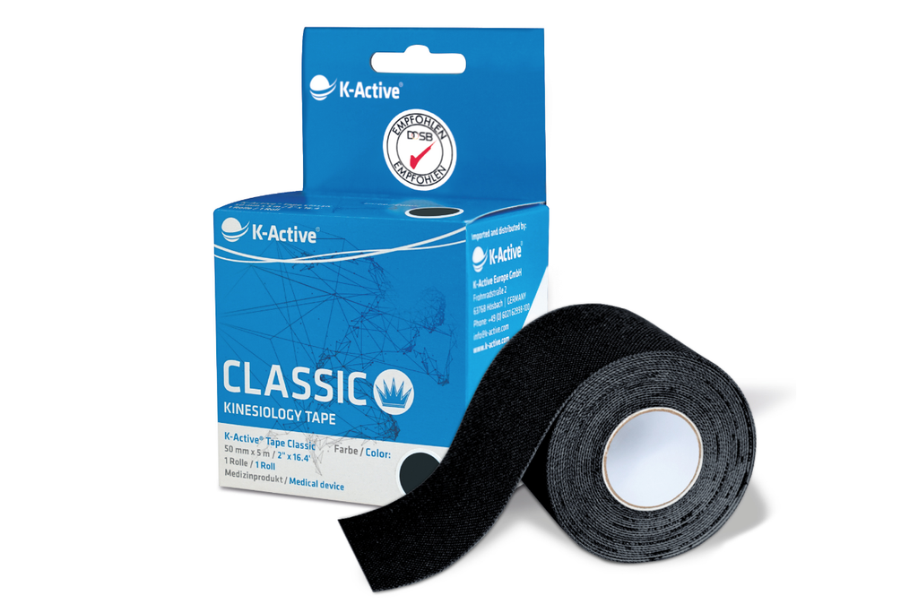 Tape Kinesiológico K-ACTIVE CLASSIC 5cm x 5m Caja individual