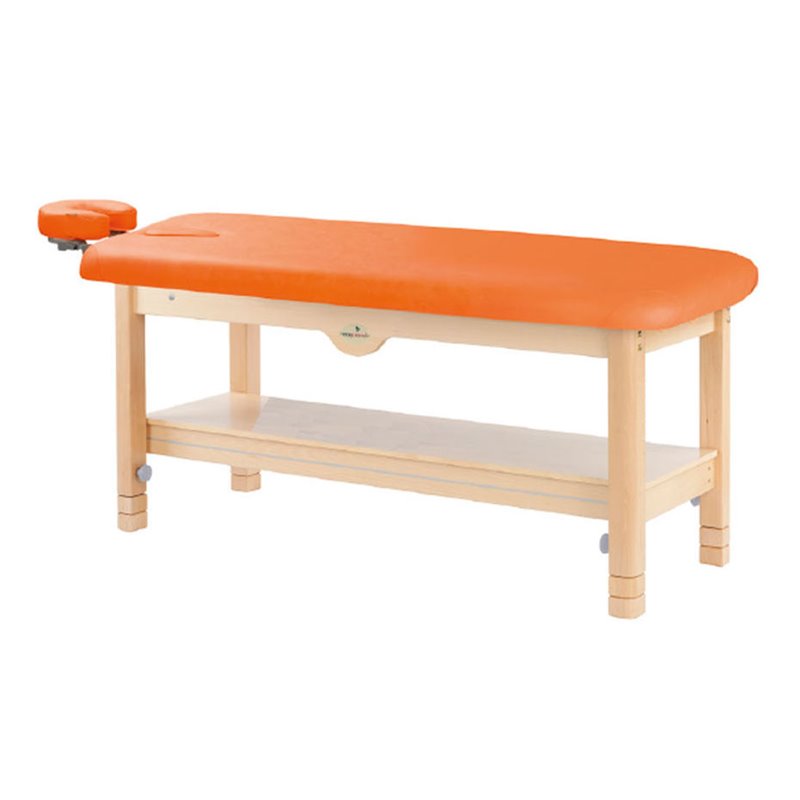 Camilla fija madera natural C3261 ECOPOSTURAL