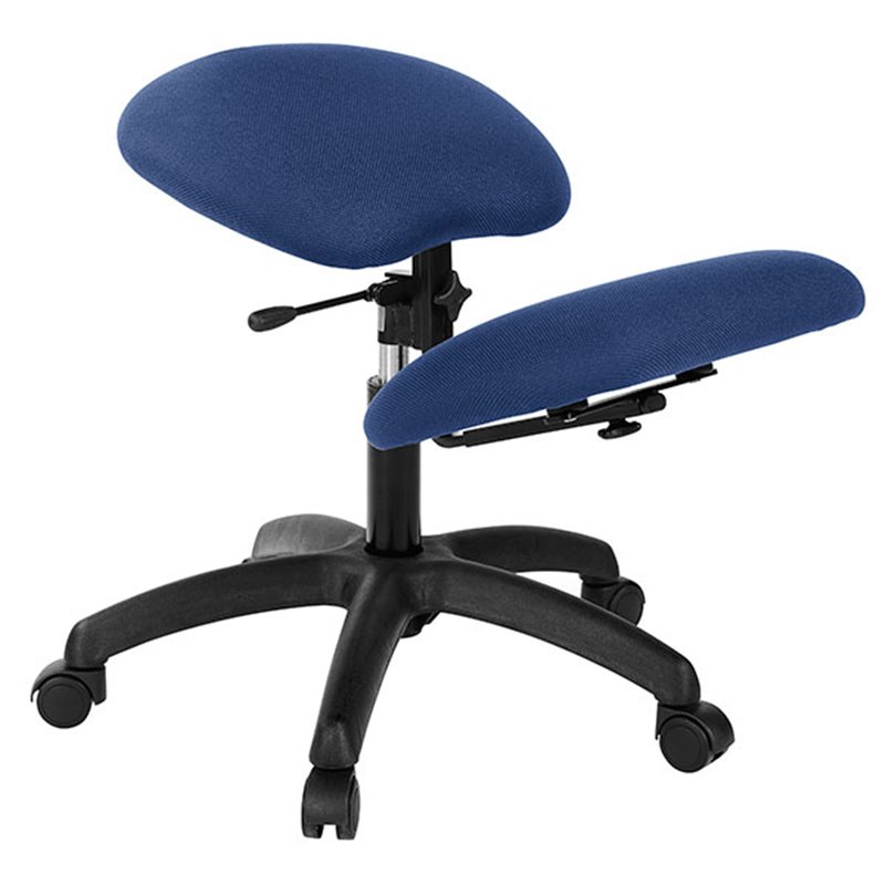 Silla base negra con arrodilladero regulable S2702 ECOPOSTURAL