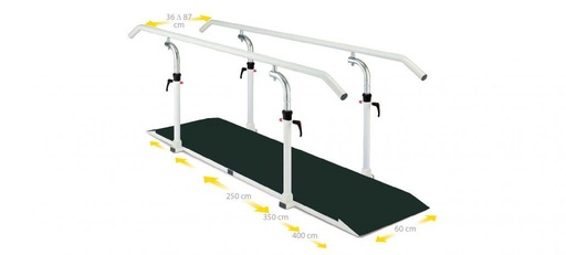 PARALLEL BARS WALL WITH BASEMENT