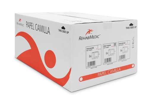 Caja Papel Camilla Tisu Seco (6 ROLLOS) REHABMEDIC