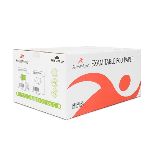 Caja Papel Camilla Eco Verde 59cm x65m (6 ROLLOS) REHABMEDIC