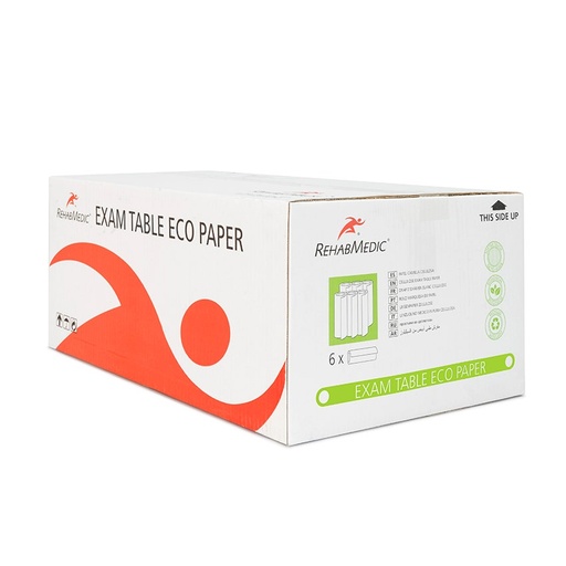 Caja Papel Camilla Eco Blanco 59cm x67m (6 ROLLOS) REHABMEDIC