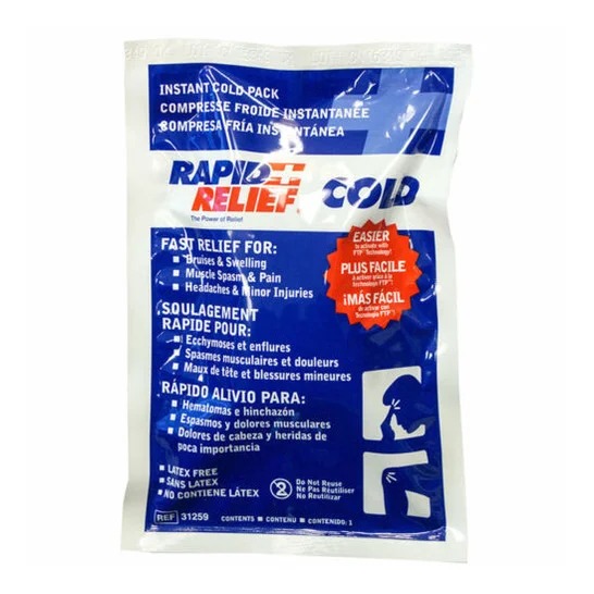 Caja Compresa Frío Instantáneo RAPID RELIEF