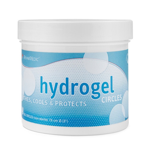 Apósito Segunda Piel Círculo (48) 7,5cm HYDROGEL REHABMEDIC