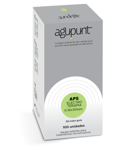 Agujas APS Electroterapia sin Tubo Guía AGUPUNT (Caja 100 agujas)