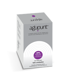 [A1021ET] Agujas APS Electroterapia con Guía (100) AGUPUNT (Lila, 60mm, 0,30mm)