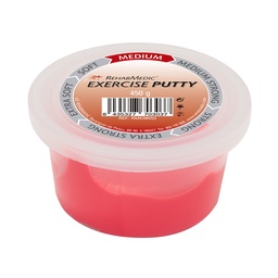 [RME08553] EXERCISE PUTTY REHABMEDIC terapeuttinen käsikitti 450g (Punainen, Puoli)