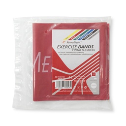 [RME101502] Banda elastica individuala 1.5m BANDA DE EXERCITII REHABMEDIC (roșu, Jumătate)