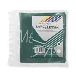 [RME101503] Cinta Elástica Individual 1,5m EXERCISE BAND REHABMEDIC (Verde, Fuerte)