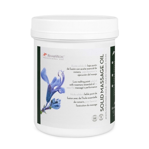 REHABMEDIC Olio da Massaggio Solido al Rosmarino 1Kg