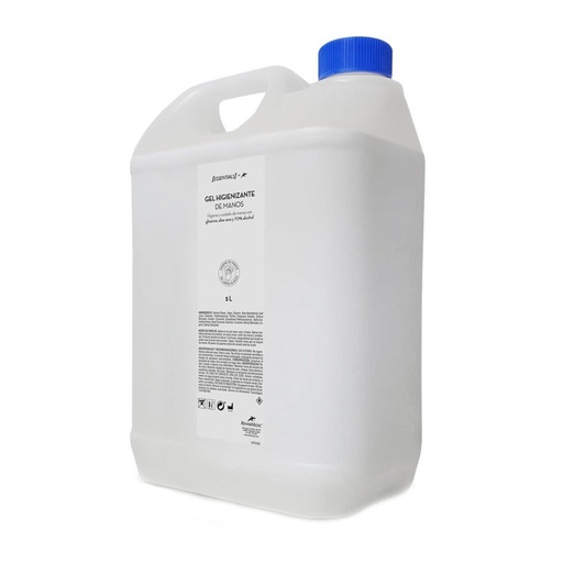ESSENTIALS 5L GEL HIDROALCOHOL 70%