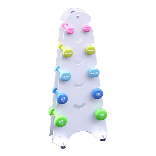 JUEGO MANCUERNAS 0,5-3kg SOPORTE