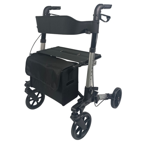 ROLLATOR ALUM. 22251 Plegable con Frenos y Asiento GARCIA 1880
