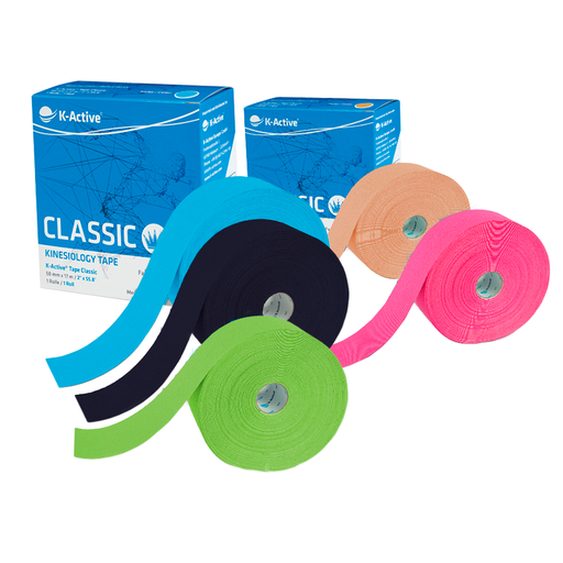 Tape Kinesiológico K-ACTIVE CLASSIC 17m Caja individual