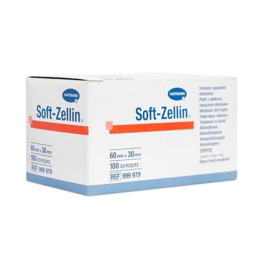 ALCOHOL WIPES (100) SOFT ZELLIN