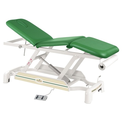 Camilla eléctrica biela blanca 3 cuerpos C3512 ECOPOSTURAL